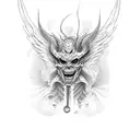 Lucifer tattoo design idea