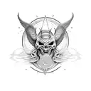 Lucifer tattoo design idea