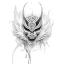 Lucifer tattoo design idea