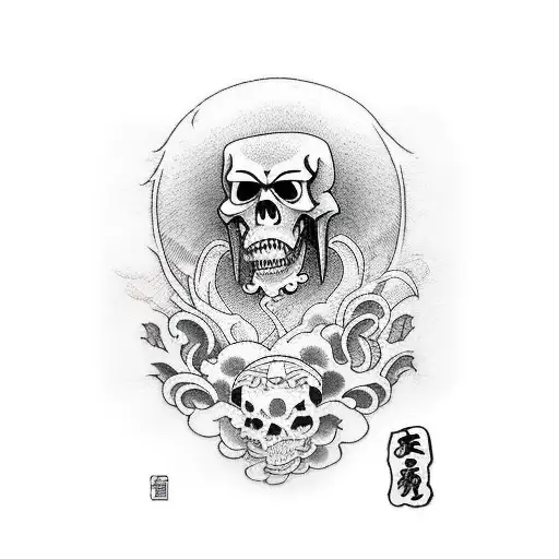 Grim Reaper tattoo design idea