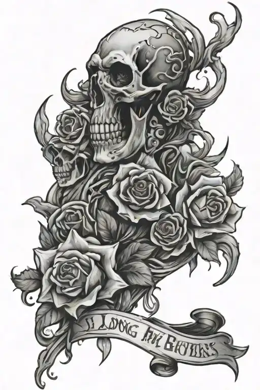 Long Live My Brothers tattoo design idea