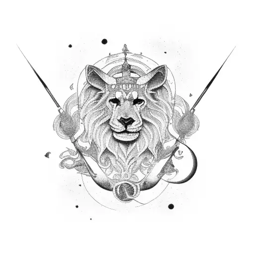 virgo libra cancer leo  tattoo design idea