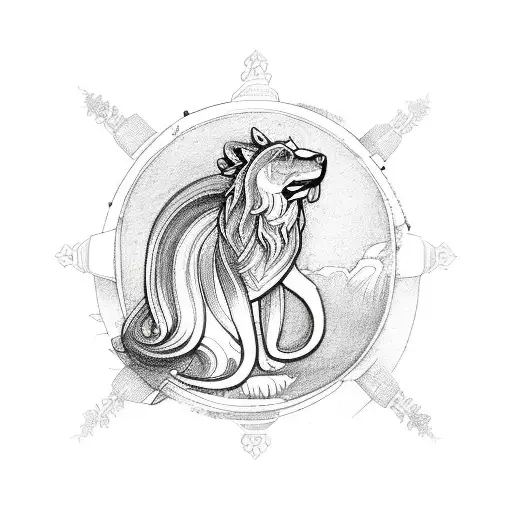 virgo libra cancer leo  tattoo design idea