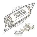 snickers candy bar  tattoo design idea