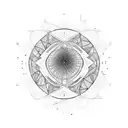 DNA galaxy tattoo design idea