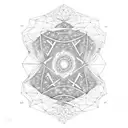 DNA galaxy tattoo design idea