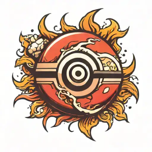 pokeball, leeds united, dragonball z tattoo design idea