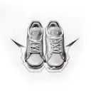 running shoe tattoo design idea