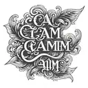  cam name written tattoo design half forearm tattoo tattoo design idea