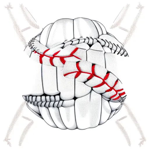 Memorial cross with baseball and basketball. Include JD24 and 6/20/08-7/31/23 tattoo design idea