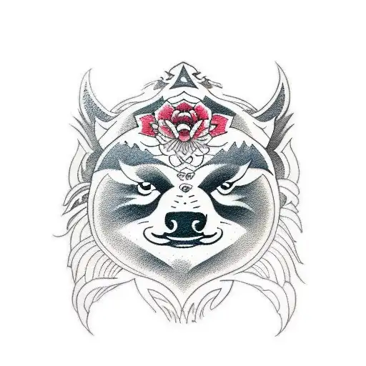 sloth wolf eagel Owl goat lion woodpecker family tatto tattoo design idea