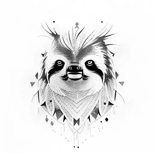 sloth wolf eagel Owl goat lion woodpecker family tatto tattoo design idea