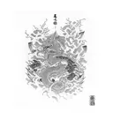 cryptic tattoo design idea