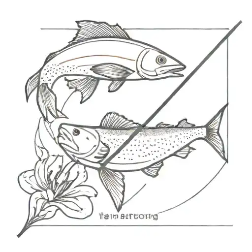 a memorial tattoo involving fishing that says “kyan armstrong” and “28/03/2007 - 28/10/2022”  tattoo design idea