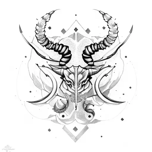 Scorpio loves Sagittarius tattoo design idea