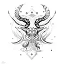 Scorpio loves Sagittarius tattoo design idea
