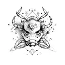 Scorpio loves Sagittarius tattoo design idea