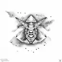Scorpio love Sagittarius tattoo design idea