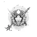 Scorpio love Sagittarius tattoo design idea