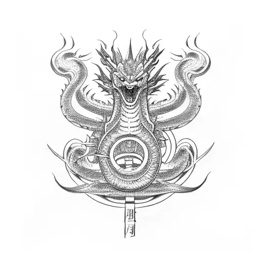dragon ball z dragon tattoo