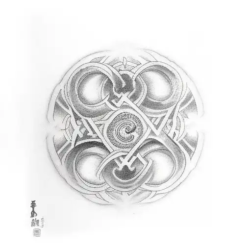 elden ring runes tattoo design idea