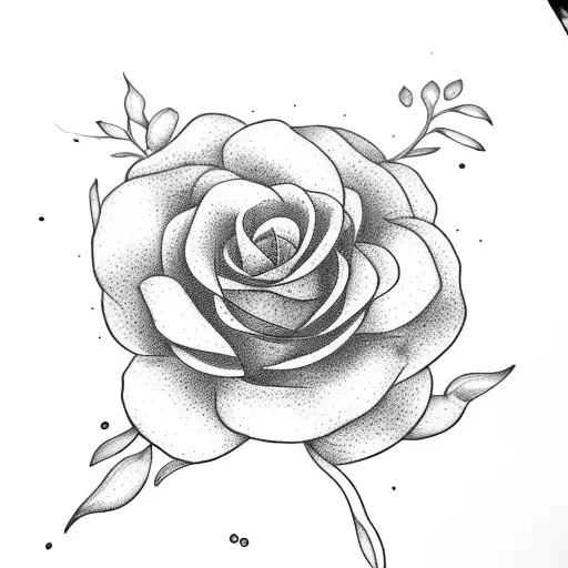 January flower, April,  tattoo design idea
