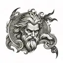 zeus half sleeve tattoo tattoo design idea