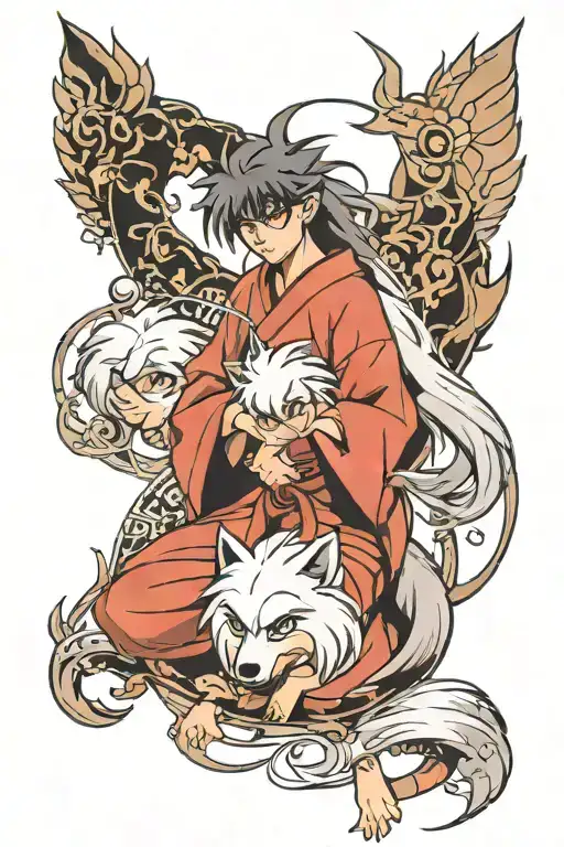 InuYasha Kikio tattoo design idea