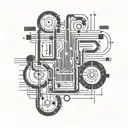 Morse code Cooper written tattoo design idea