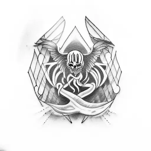 I need some cool ideas for my tattoo. Want to make it with some lyrics from Bad Omens' track called Artificial Suicide.  tattoo design idea