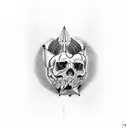 I need some cool ideas for my tattoo. Want to make it with some lyrics from Bad Omens' track called Artificial Suicide.  tattoo design idea