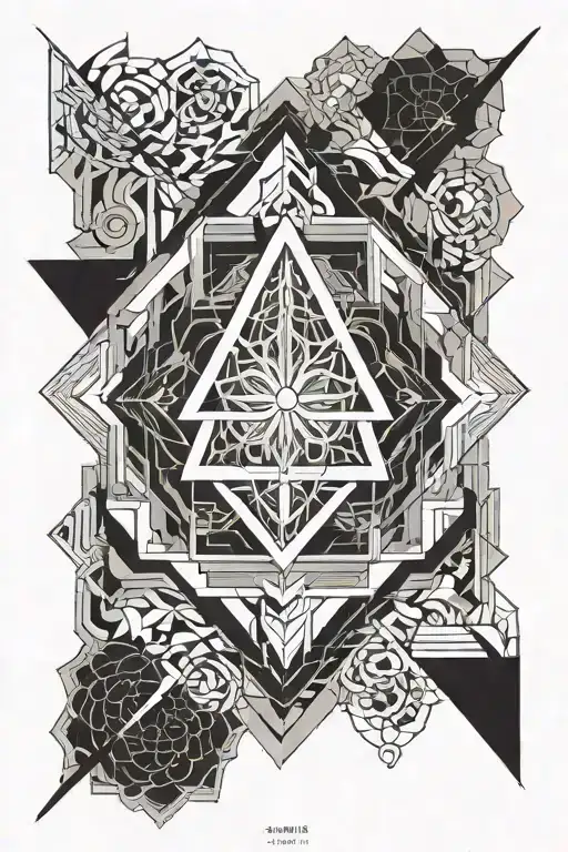 Quote "Aham Brahmasmi" tattoo design idea