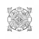 Sparrow tattoo design idea