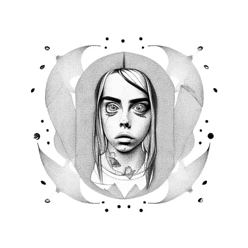 Billie Eilish tattoo design idea