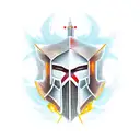 templar tattoo design idea