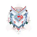 templar tattoo design idea