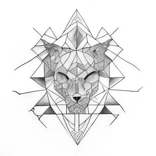 broken mirror tattoo design idea