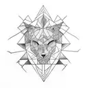 broken mirror tattoo design idea