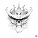 Fear God tattoo design idea