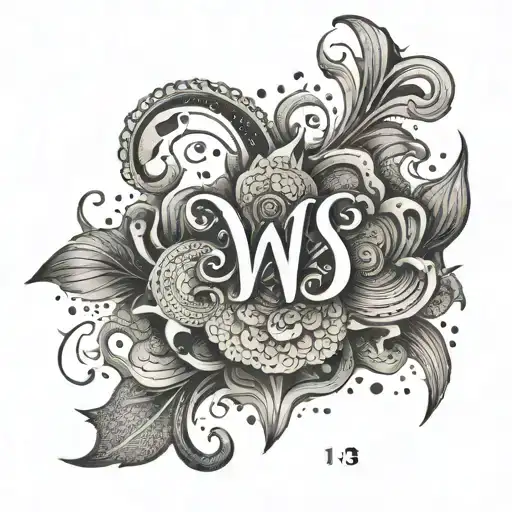  with the Willam Lawson logo number 13   tattoo design idea