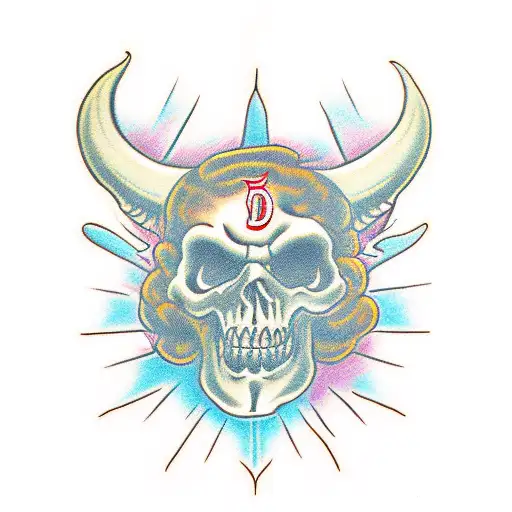 the name Diablo  tattoo design idea