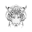 Samurai / 2 tigers Cubs tattoo design idea