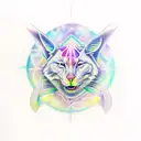 aroura borealis space tattoo design idea