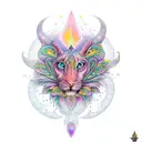 create a spiritual feminine aroura borealis sleeve tattoo  tattoo design idea