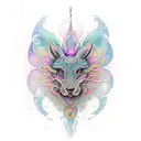 create a spiritual feminine aroura borealis sleeve tattoo  tattoo design idea