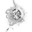 physics tattoo design idea