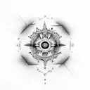 Sharingan forest eyes tattoo design idea