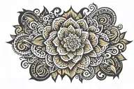 my dads name earl w henna inspired patterns tattoo design idea