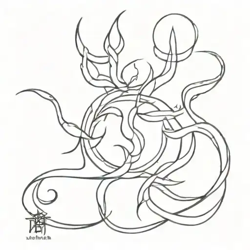 vajra tattoo design idea