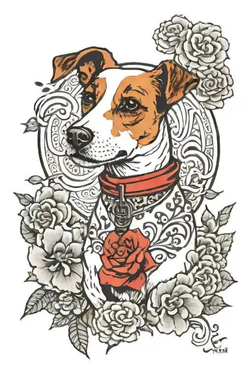 jack Russel, tattoo design idea